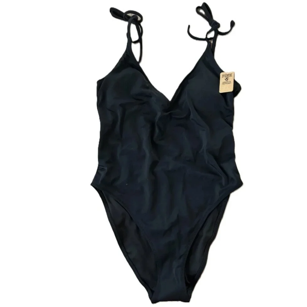 Victoria's Secret One Piece Swimsuit Black Beach Surfing‎ Casual XXL